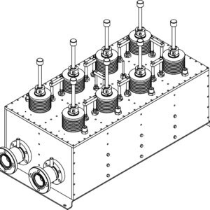 2.5kW UHF/DTV 8 POLES BAND PASS FILTER