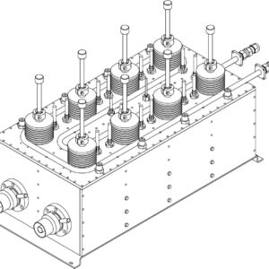 6,25 kW UHF/DTV 8 POLES BAND PASS FILTER