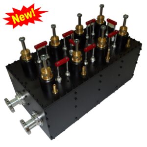 1.5kW UHF/DTV 8 Poles B. P. Filter with dual Cross Coupling (Critical Mask)